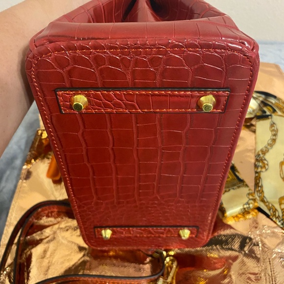 Fashion Chic Red Wine Crocodile Leather Birkin 20 Handbag - Picture 11 of 15